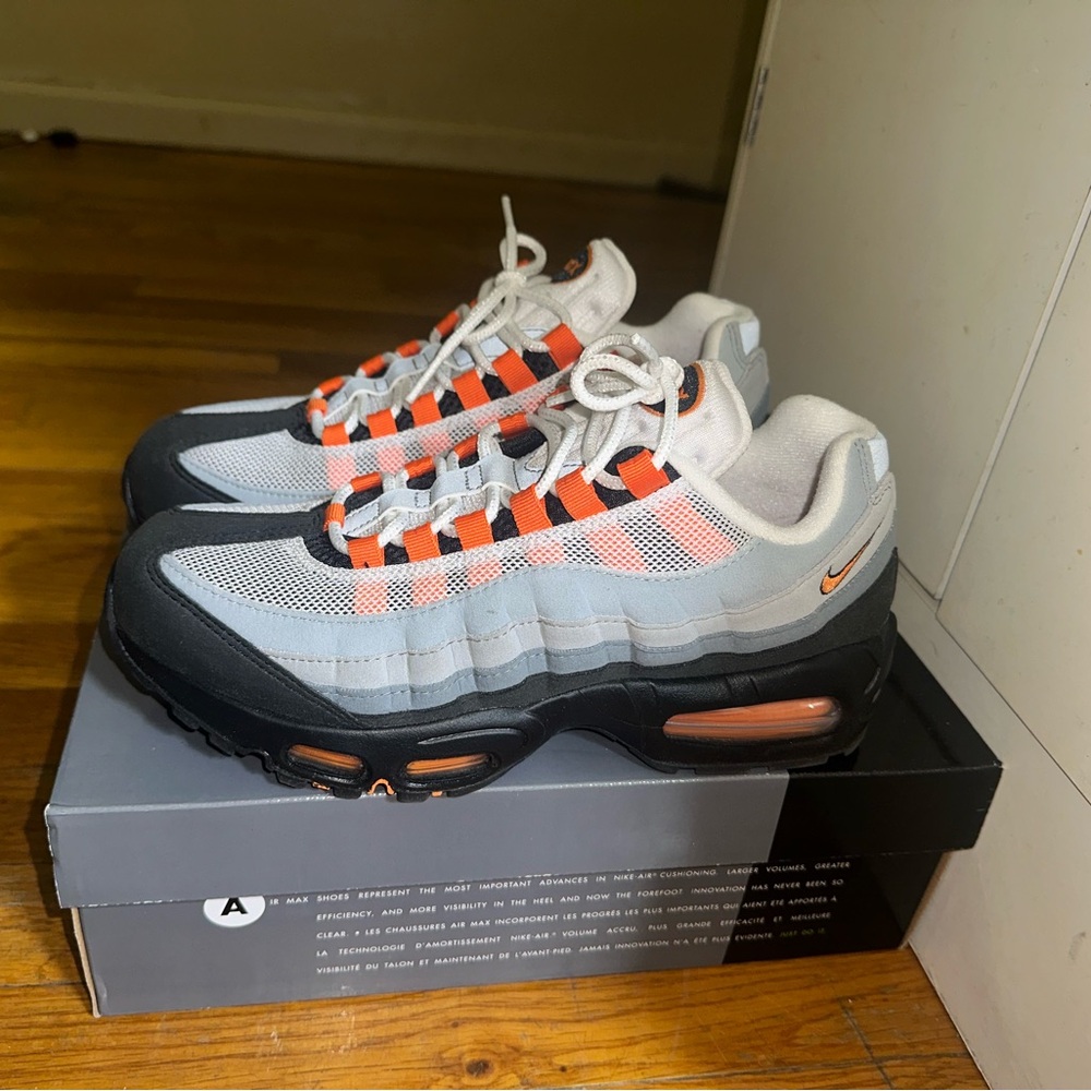 Nike Air Max 95 - Black, Gray, and Orange